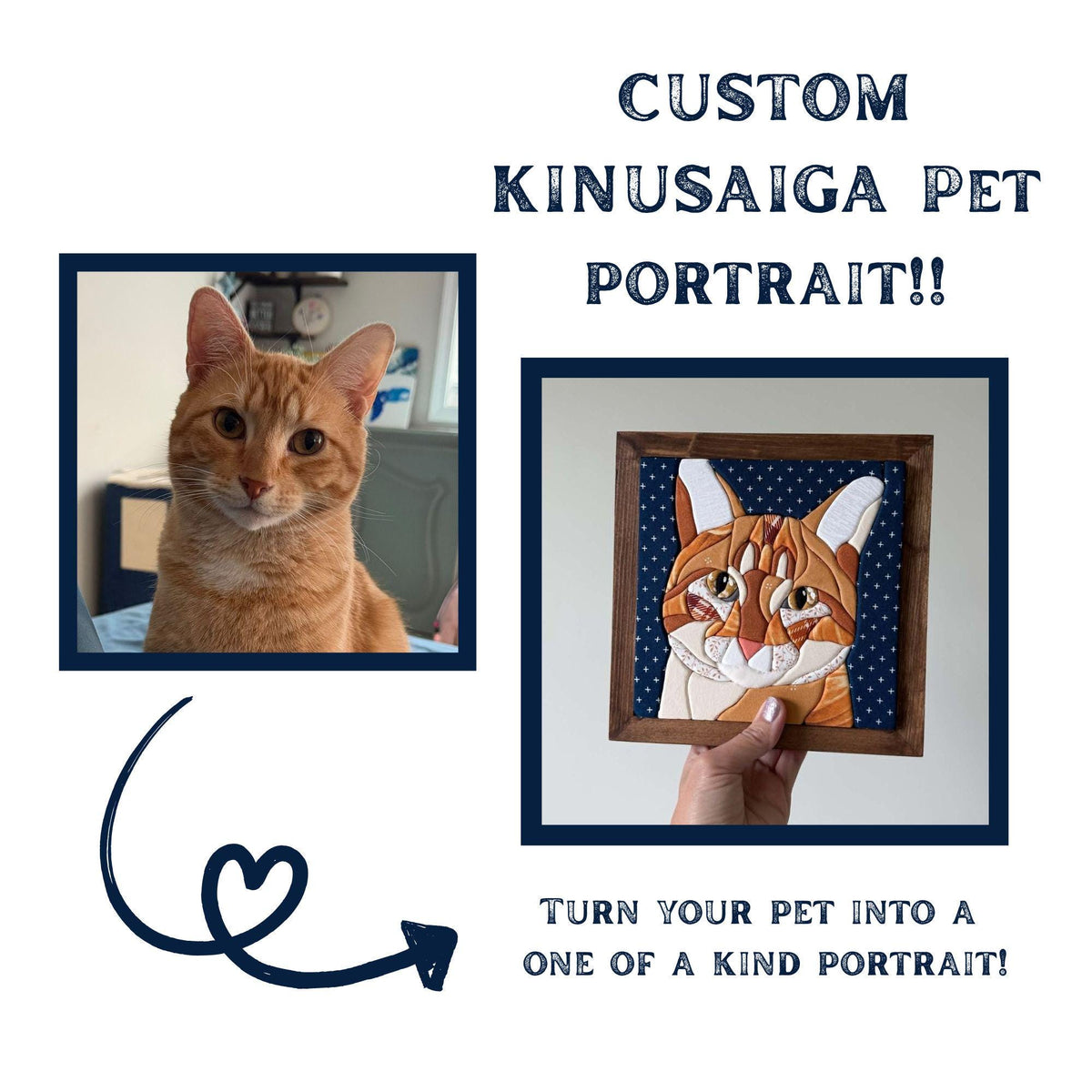 Custom Kinusaiga Pet Portrait